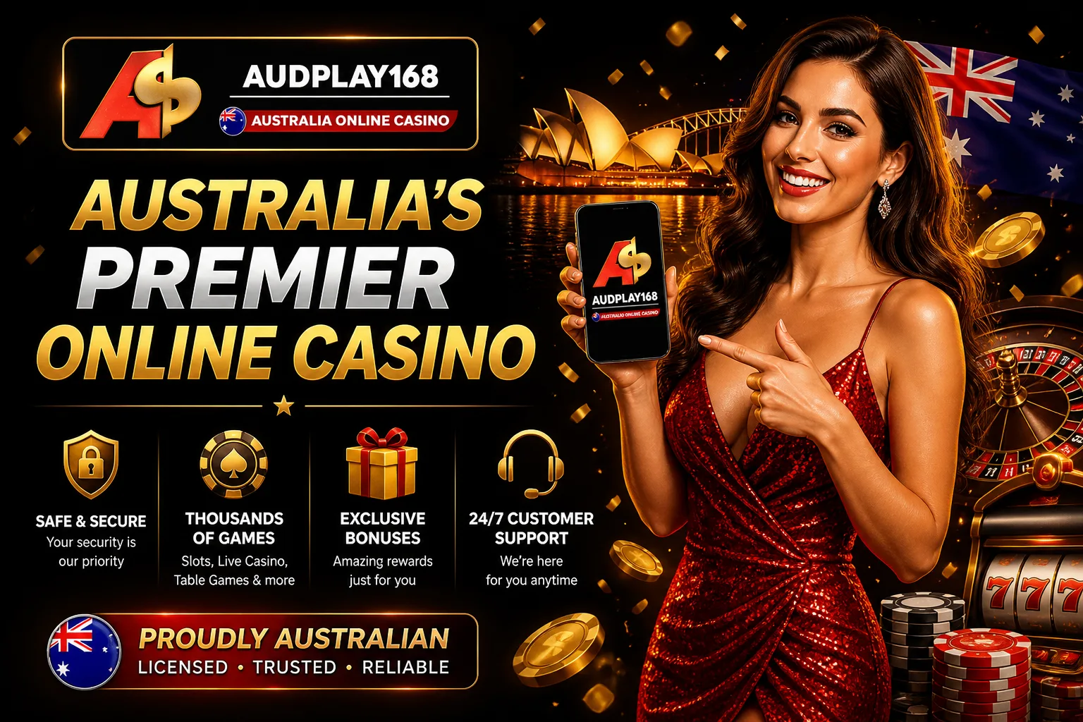 About AUDPlay | Australia's Online Pokies Platform