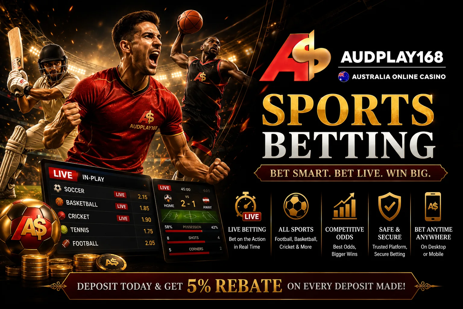 Sports Betting Australia | AUDPlay Online Sportsbook